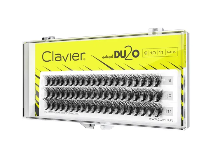 Kępki Rzęs Clavier DU2O Double Volume Mix 9/10/11mm