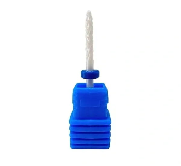Frez Ceramiczny Szczelinowy Do Skórek Średni Blue