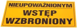 tablica-tabliczka-nieupowaznionym-wstep-wzbroniony