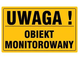 tablica-pcv-tabliczka-uwaga-obiekt-monitorowany