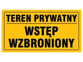 tablica-znak-pcv-teren-prywatny-wstep-wzbroniony