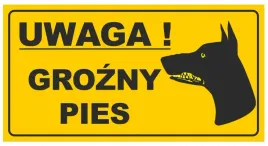 tablica-tabliczka-pcv-znak-uwaga-grozny-pies-12x22