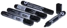 marker-permanentny-okragly-wodoodporny-czarny-x5