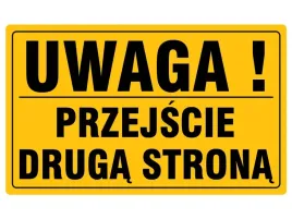 tablica-pcv-tabliczka-uwaga-przejscie-druga-strona