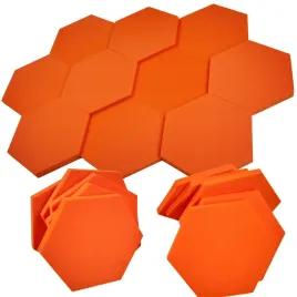 maty-wygluszajace-hexagon-pomaranczowy-na-sciane-plaster-miodu-sufit-salon