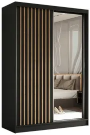 szafa-szeroka-przesuwna-lamele-czarna-150-cm-lami