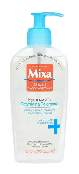 Płyn Micelarny Mixa Do Twarzy I Oczu Witamina B5 Optymalna Tolerancja 200ml