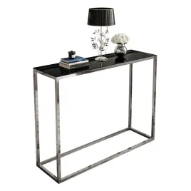 konsola-modern-glass-chrom-100-cm-czarne-szklo