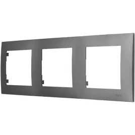 ospel-szafir-szary-mat-ramka-potrojna