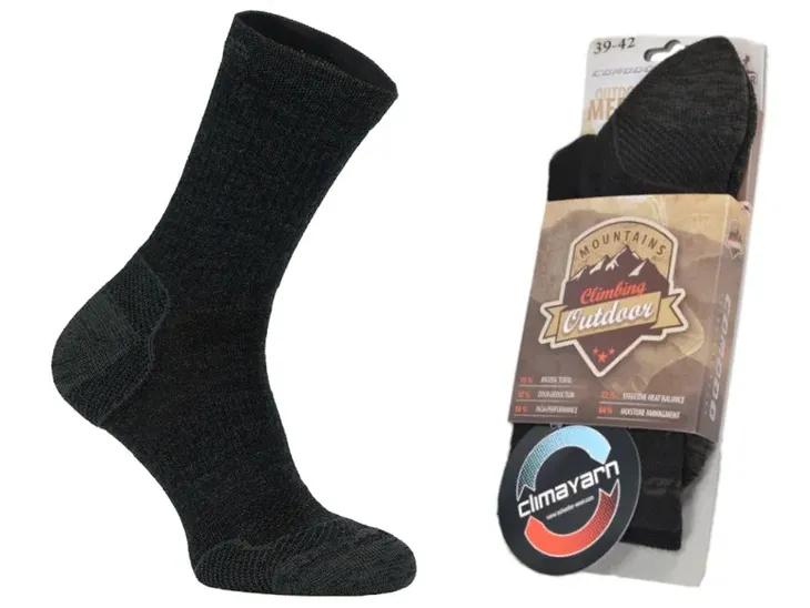 TREKKINGOWE Comodo TR7 Wełna MERINO ciepłe 43-46 ca