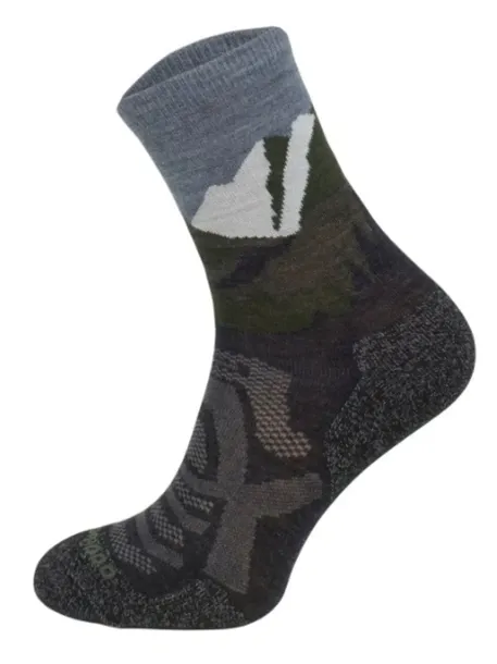 Skarpety trekkingowe ALPINE HILLS 70% MERINO Performance Antracite 39-42