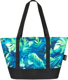 mio-bebe-torba-duza-liscie-zielono-niebieskie