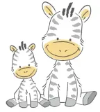 maltex-podnozek-podstawka-zebra-szara-stan-nowy