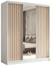 szafa-biala-trzydrzwiowa-lustro-lamele-salon-180cm-lami