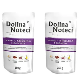 dolina-noteci-mokra-karma-dla-psa-bogata-w-krolika-z-zurawina-150g-x2