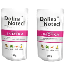 dolina-noteci-karma-mokra-dla-psa-bogata-w-indyka-150-g-x2