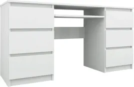 biurko-komputerowe-6-szuflad-stolik-laptop-bialy