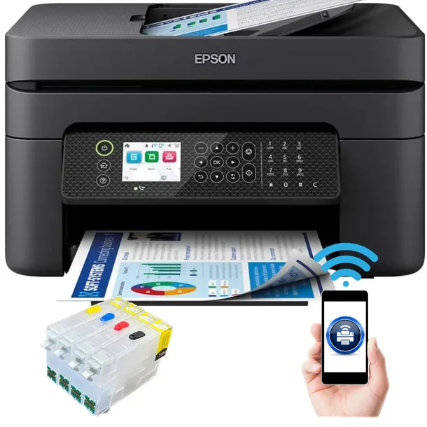 DRUKARKA WIELOFUNKCYJNA Epson WF-2930 WiFi Duplex WIeczne tusze