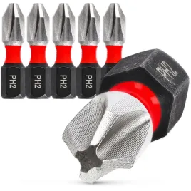 5x-bit-udarowy-wkretarki-ph2-25mm-milwaukee-koncowka-magnetyczna-krotki