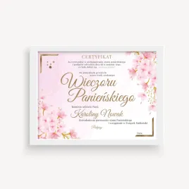 certyfikat-dyplom-wieczor-panienski-panna-mloda-a4
