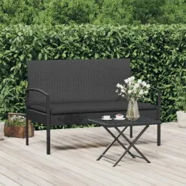 lawka-ogrodowa-z-poduszka-czarna-105-cm-polirat
