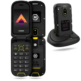 hammer-bow-lte-4g-pancerny-telefon-komorkowy-z-klapka-baza-ladujaca-zestaw