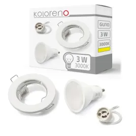 zestaw-oprawa-halogenowa-stala-biala-zarowka-led-3w-gu10-3000k