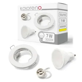 zestaw-oprawa-halogenowa-stala-biala-zarowka-led-7w-gu10-3000k