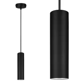 lampa-sufitowa-wiszaca-led-tuba-czarna-ledlux-nowoczesna-gu10