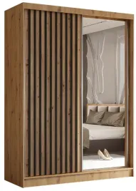 szafa-garderoba-artisan-czarny-lamele-salon-160-cm-lami