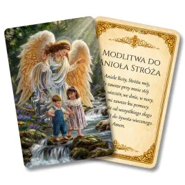 karta-modlitewna-pvc-aniol-stroz-z-dziecmi-nad-rzeczka
