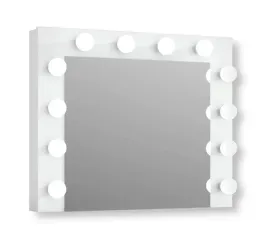 lustro-stelaz-12-led-biale