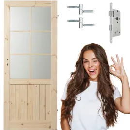 drzwi-drewniane-sosna-duo-loft-szpros-classic-pokoj-szklo-kornik-70-cm
