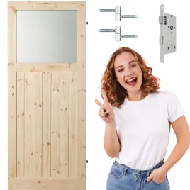 drzwi-drewniane-sosnowe-duo-loft-classic-lazienkowe-szklo-kornik-60-cm