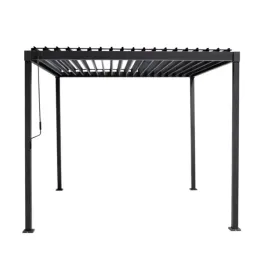 Zdjęcie produktu Pergola Tarasowa 3x3 m Antracyt zadaszenie regulowane solidna SOLID 300x300