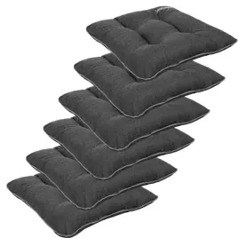poduszka-na-krzeslo-45x45-czarny-len-6-szt-zestaw
