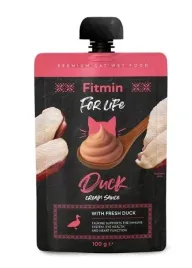 fitmin-for-life-cat-pouch-cream-sauce-duck-100g