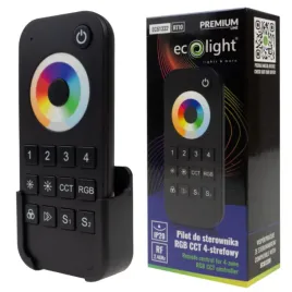 pilot-rt10-rf-4-strefowy-do-sterownikow-led-rgb-cct-dotykowy-czarny