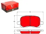 klocki-ham-prz-toyota-corolla-97-stan-nowy