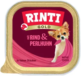 rinti-or-gold-mini-or-mokra-karma-w-tackach-dla-psa-wolowina-z-perliczka-100g
