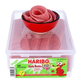 zelki-owocowe-paski-haribo-truskawkowe-150szt-de