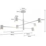 lampa-wiszaca-light-prestige-snow-6xgu10-bialy-stan-nowy-marka-light-prestige