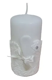 swieca-pienkowa-kl-4-serce-w-koronce-matowa-biala