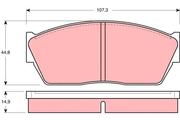 klocki-ham-prz-honda-civic-84-87-numer-katalogowy-czesci-gdb284