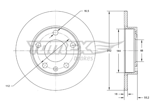 tarcza-ham-vw-transporter-iv-producent-czesci-tomex