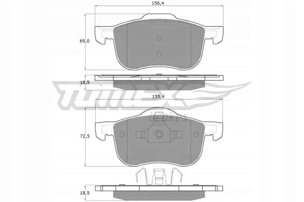 klocki-ham-prz-volvo-s80-98-stan-nowy