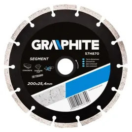 tarcza-diamentowa-200x25mm-segment-graphite-57h870