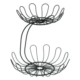 patera-czarna-koszyk-na-owoce-h-35cm-2-poziomowa