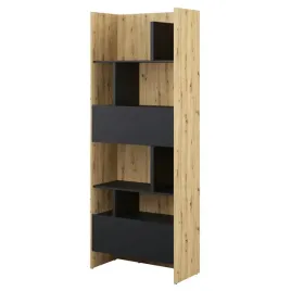 regal-bc-22-bed-concept-z-szuflada-czarny-dab-artisan-czarny