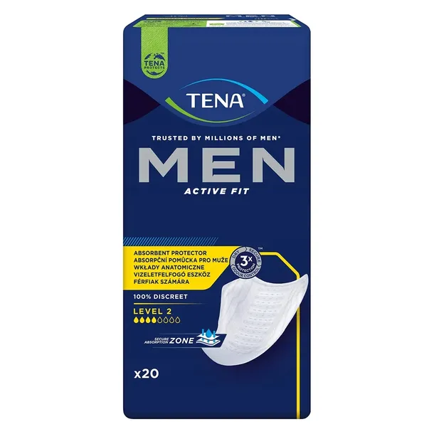 TENA MEN LEVEL 2 MEDIUM wkłady anatomiczne 20 szt.